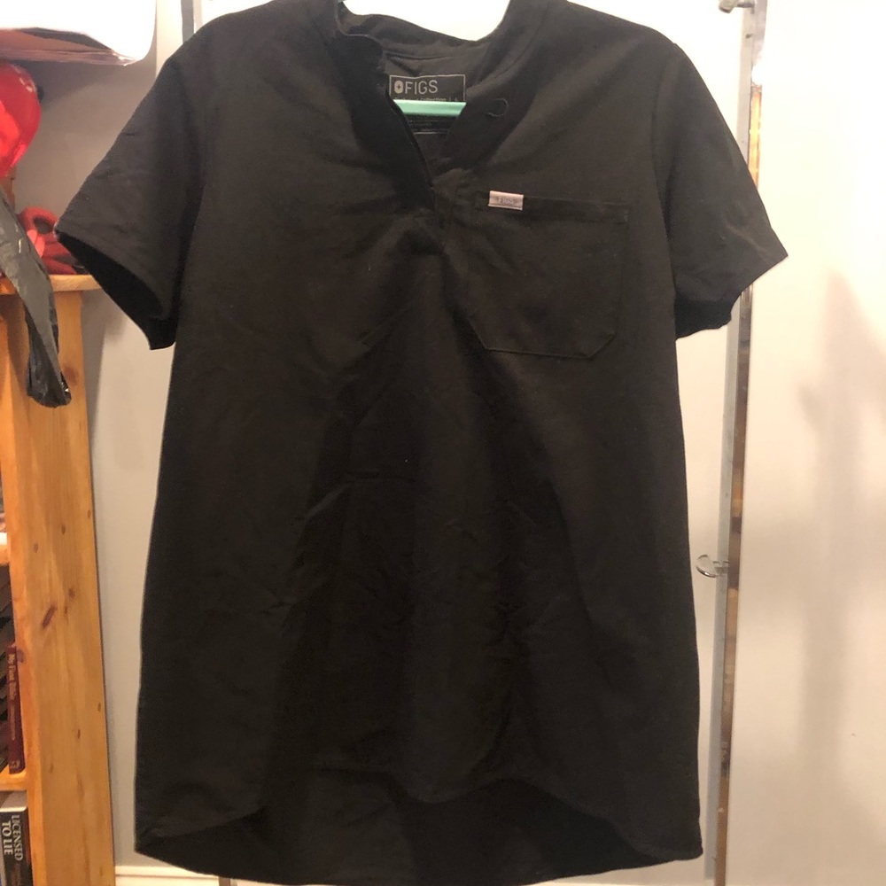 Maternity FIg Scrub Size L Black.